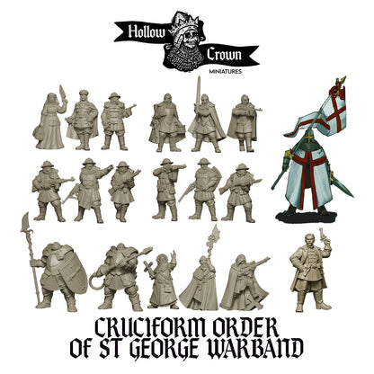 Cruciform Order Resin-Cast Warband